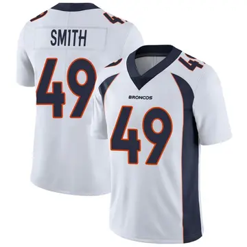 Youth Denver Broncos Dennis Smith White Limited Vapor Untouchable Jersey By Nike