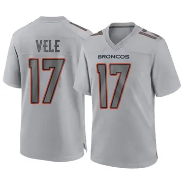 Youth Denver Broncos Devaughn Vele Gray Game Atmosphere Fashion Jersey By Nike