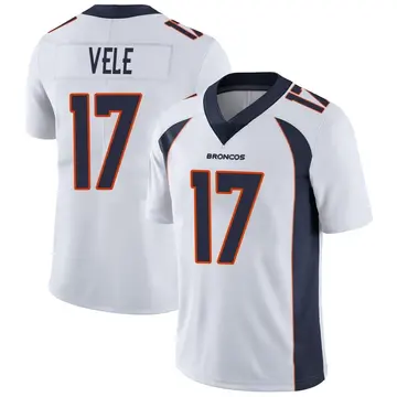 Youth Denver Broncos Devaughn Vele White Limited Vapor Untouchable Jersey By Nike