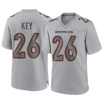 Youth Denver Broncos Devon Key Gray Game Atmosphere Fashion Jersey By Nike