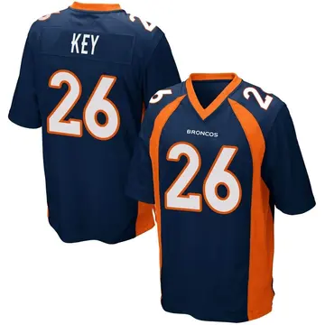 Youth Denver Broncos Devon Key Navy Blue Game Alternate Jersey By Nike