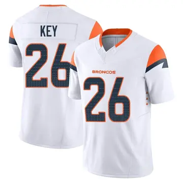 Youth Denver Broncos Devon Key White Limited Vapor F.U.S.E. Jersey By Nike