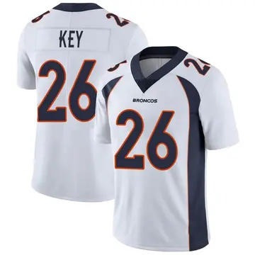 Youth Denver Broncos Devon Key White Limited Vapor Untouchable Jersey By Nike