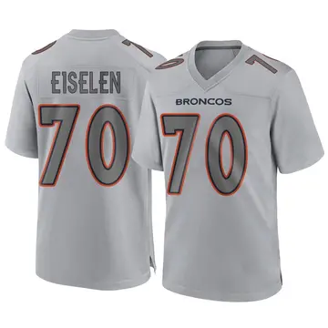 Youth Denver Broncos Dieter Eiselen Gray Game Atmosphere Fashion Jersey By Nike