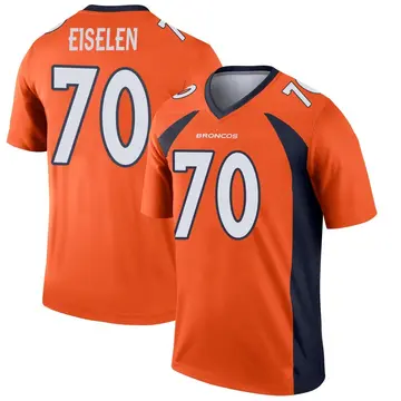 Youth Denver Broncos Dieter Eiselen Orange Legend Jersey By Nike