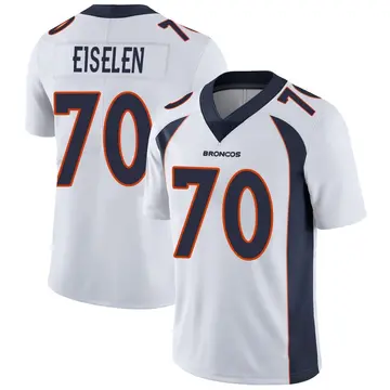 Youth Denver Broncos Dieter Eiselen White Limited Vapor Untouchable Jersey By Nike