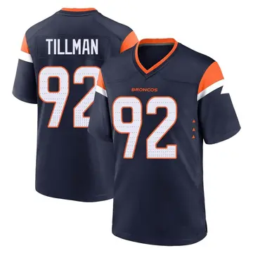 Youth Denver Broncos Dondrea Tillman Navy Game Alternate Jersey By Nike