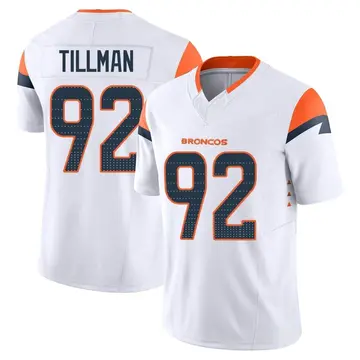 Youth Denver Broncos Dondrea Tillman White Limited Vapor F.U.S.E. Jersey By Nike