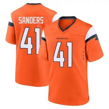 Youth Denver Broncos Drew Sanders Orange Game Jersey By Nike