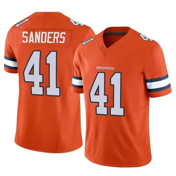 Youth Denver Broncos Drew Sanders Orange Limited Vapor F.U.S.E. Jersey By Nike