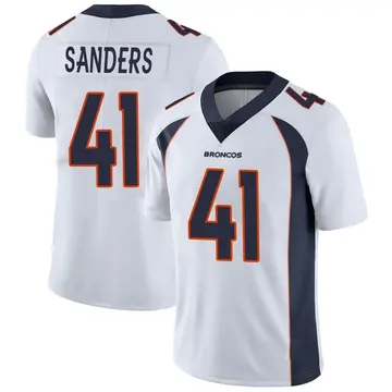 Youth Denver Broncos Drew Sanders White Limited Vapor Untouchable Jersey By Nike