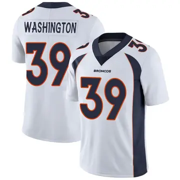 Youth Denver Broncos Dwayne Washington White Limited Vapor Untouchable Jersey By Nike