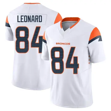 Youth Denver Broncos Dylan Leonard White Limited Vapor F.U.S.E. Jersey By Nike