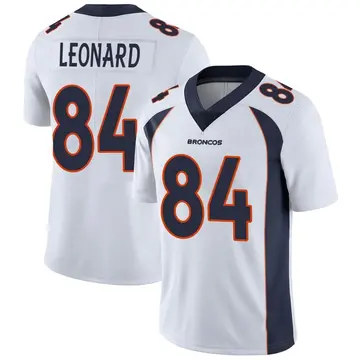 Youth Denver Broncos Dylan Leonard White Limited Vapor Untouchable Jersey By Nike