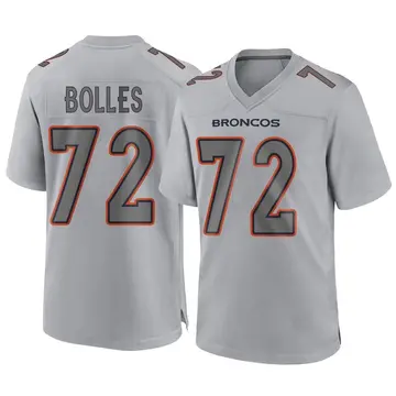 Youth Denver Broncos Garett Bolles Gray Game Atmosphere Fashion Jersey By Nike