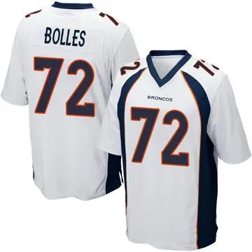 Youth Denver Broncos Garett Bolles White Game Jersey By Nike