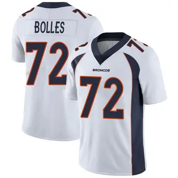 Youth Denver Broncos Garett Bolles White Limited Vapor Untouchable Jersey By Nike