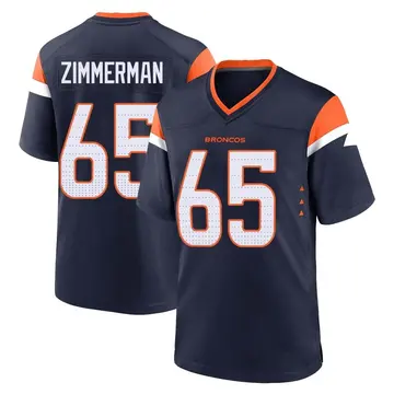 Youth Denver Broncos Gary Zimmerman Navy Game Alternate Jersey By Nike