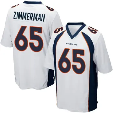 Youth Denver Broncos Gary Zimmerman White Game Jersey By Nike