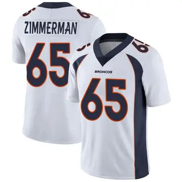 Youth Denver Broncos Gary Zimmerman White Limited Vapor Untouchable Jersey By Nike