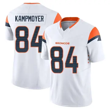 Youth Denver Broncos Hunter Kampmoyer White Limited Vapor F.U.S.E. Jersey By Nike