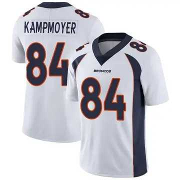 Youth Denver Broncos Hunter Kampmoyer White Limited Vapor Untouchable Jersey By Nike