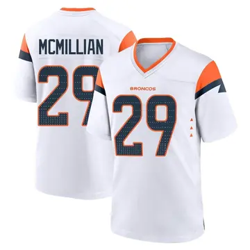 Youth Denver Broncos Ja'Quan McMillian White Game 2nd Jersey By Nike