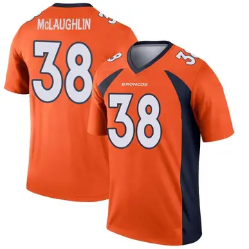 Youth Denver Broncos Jaleel McLaughlin Orange Legend Jersey By Nike