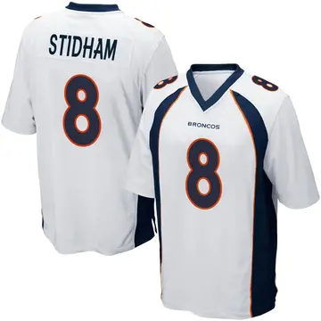 Youth Denver Broncos Jarrett Stidham White Game Jersey By Nike