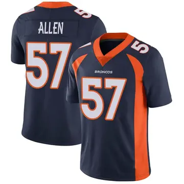 Youth Denver Broncos Jaylon Allen Navy Limited Vapor Untouchable Jersey By Nike