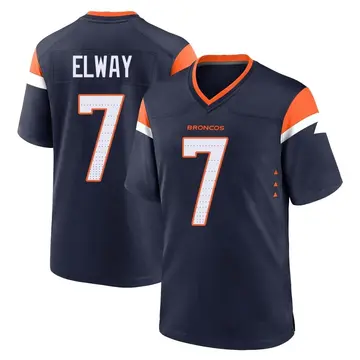 Youth Denver Broncos John Elway Navy Game Alternate Jersey By Nike