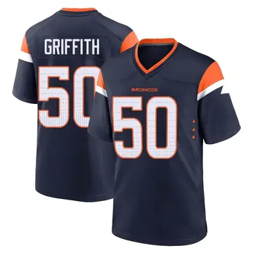 Youth Denver Broncos Jonas Griffith Navy Game Alternate Jersey By Nike