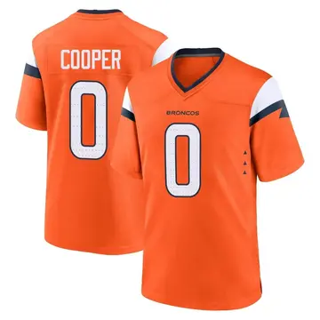 Youth Denver Broncos Jonathon Cooper Orange Game Jersey By Nike