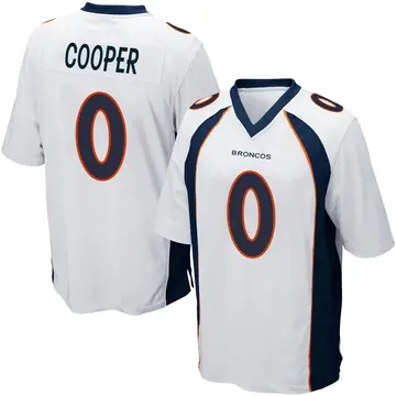 Youth Denver Broncos Jonathon Cooper White Game Jersey By Nike