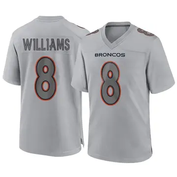 Youth Denver Broncos K'Waun Williams Gray Game Atmosphere Fashion Jersey By Nike