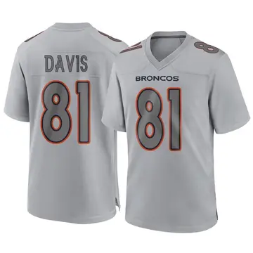 Youth Denver Broncos Kaden Davis Gray Game Atmosphere Fashion Jersey By Nike