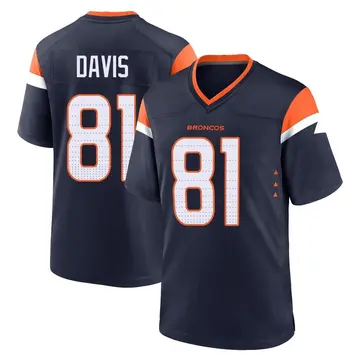 Youth Denver Broncos Kaden Davis Navy Game Alternate Jersey By Nike