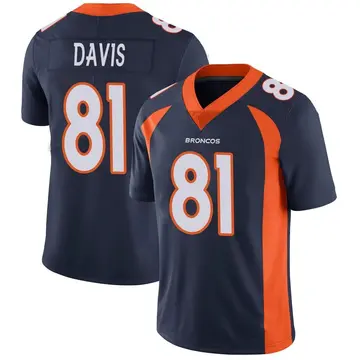 Youth Denver Broncos Kaden Davis Navy Limited Vapor Untouchable Jersey By Nike