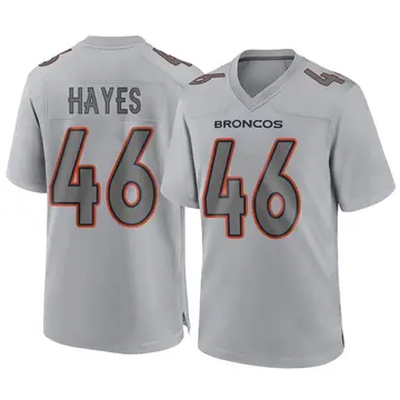 Youth Denver Broncos Kaleb Hayes Gray Game Atmosphere Fashion Jersey By Nike