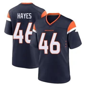 Youth Denver Broncos Kaleb Hayes Navy Game Alternate Jersey By Nike