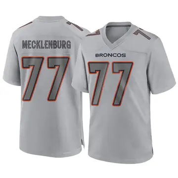 Youth Denver Broncos Karl Mecklenburg Gray Game Atmosphere Fashion Jersey By Nike