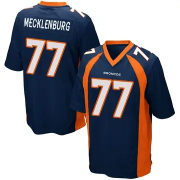 Youth Denver Broncos Karl Mecklenburg Navy Blue Game Alternate Jersey By Nike