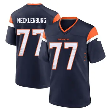 Youth Denver Broncos Karl Mecklenburg Navy Game Alternate Jersey By Nike