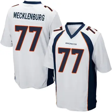 Youth Denver Broncos Karl Mecklenburg White Game Jersey By Nike