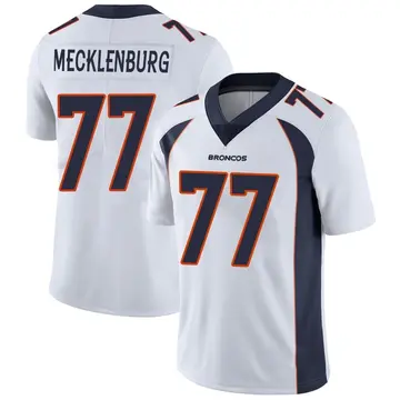 Youth Denver Broncos Karl Mecklenburg White Limited Vapor Untouchable Jersey By Nike