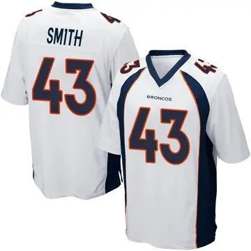 Youth Denver Broncos Keidron Smith White Game Jersey By Nike