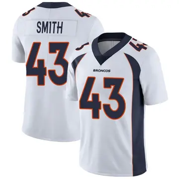 Youth Denver Broncos Keidron Smith White Limited Vapor Untouchable Jersey By Nike