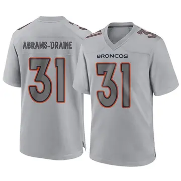 Youth Denver Broncos Kris Abrams-Draine Gray Game Atmosphere Fashion Jersey By Nike