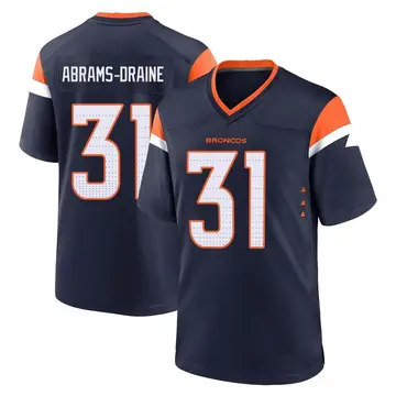 Youth Denver Broncos Kris Abrams-Draine Navy Game Alternate Jersey By Nike