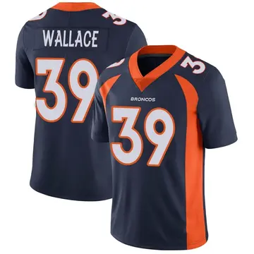 Youth Denver Broncos Levi Wallace Navy Limited Vapor Untouchable Jersey By Nike